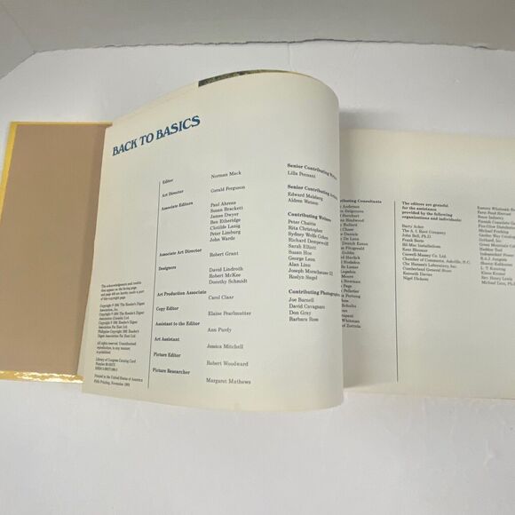 Reader's Digest BACK TO BASICS Hardcover Book 1981 - Picture 6 of 16